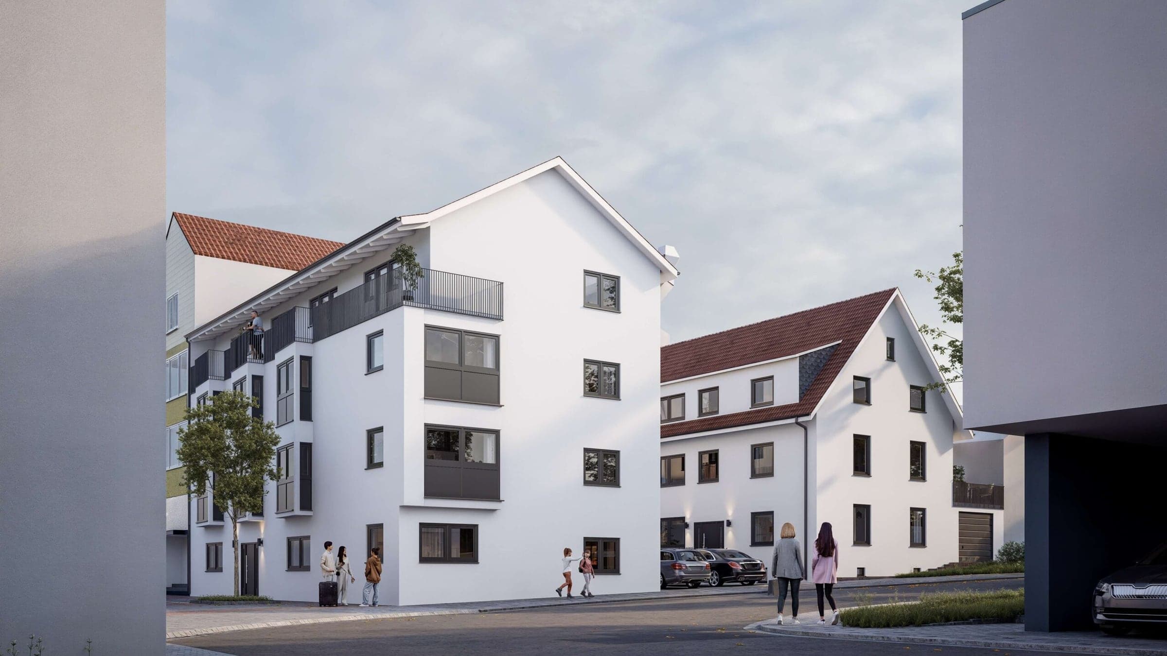 Visualisierung: Wohnhaus in der Mühlstraße in Kaiserslautern
