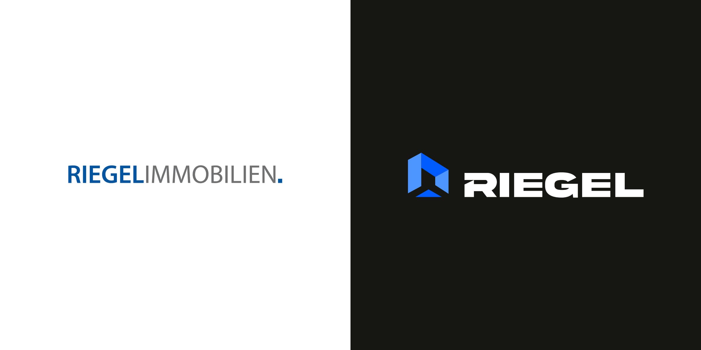 Alte Wortmarke bis 2022 und neues Logo mit dem blauen R
