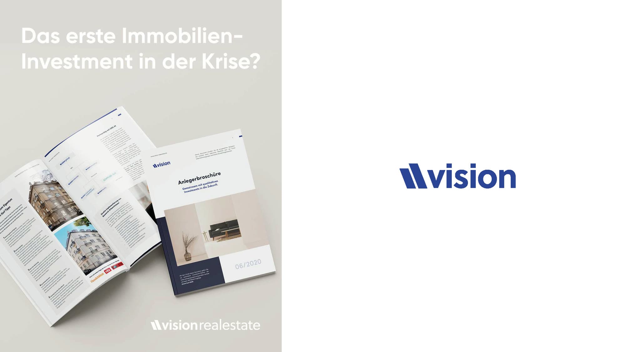Anlegerbroschüre der vision realestate